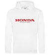 Женская толстовка (худи) Honda power of dreams Белый фото