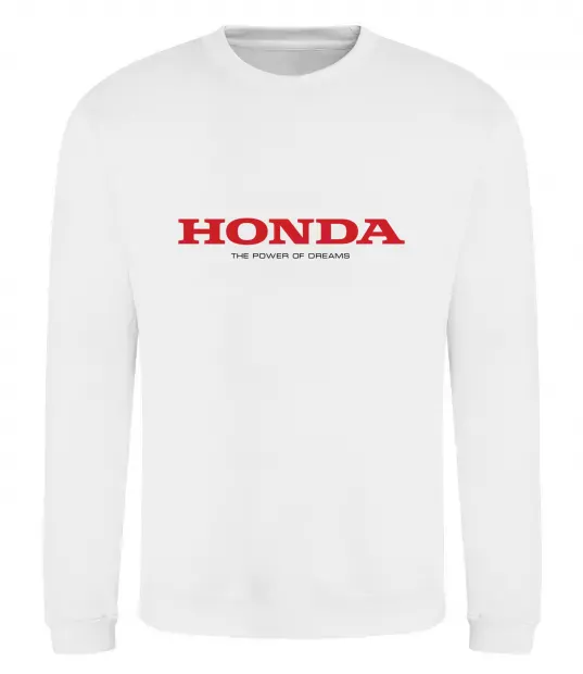 Свитшот Honda power of dreams Белый фото