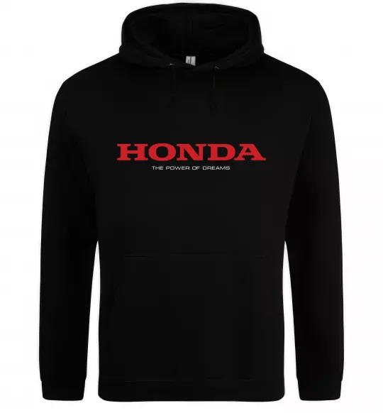 Женская толстовка (худи) Honda power of dreams Черный фото