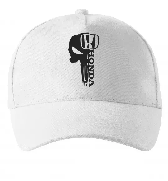 Кепка Honda skull Білий фото