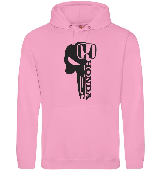 Чоловіча толстовка (худі) Honda skull Рожевий фото