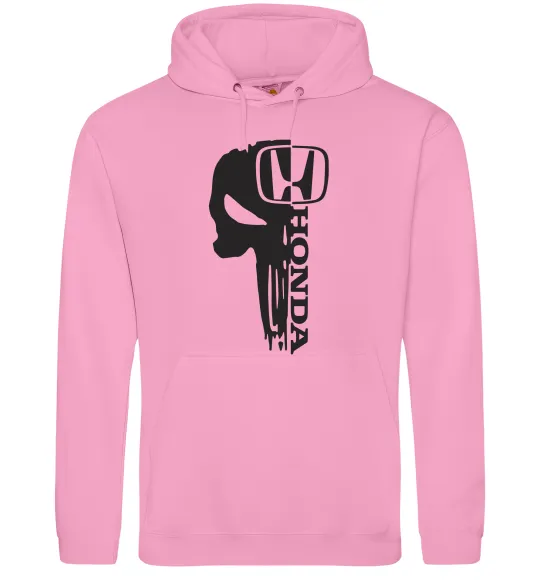 Жіноча толстовка (худі) Honda skull Рожевий фото