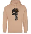 Жіноча толстовка (худі) Honda skull Пісочний фото