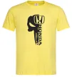 Чоловіча футболка Honda skull Лимонний фото