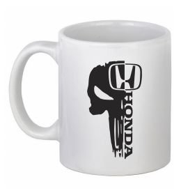Чашка керамічна Honda skull