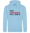 Жіноча толстовка (худі) No Honda. No Блакитний фото