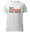 Чоловіча преміум футболка No Honda. No Білий фото