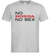 Мужская футболка No Honda. No Серый фото