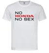 Мужская футболка No Honda. No Белый фото