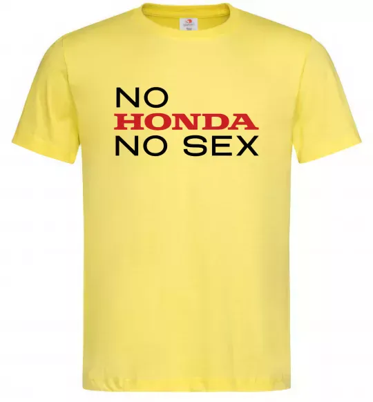 Мужская футболка No Honda. No Лимонный фото