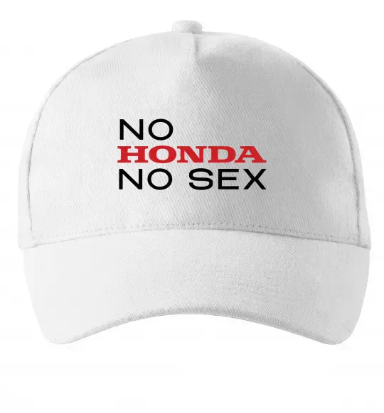 Кепка No Honda. No Белый фото