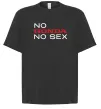 Футболка Оверсайз No Honda. No Черный фото