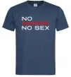 Мужская футболка No Honda. No Темно-синий фото