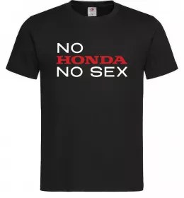 Мужская футболка No Honda. No Черный фото
