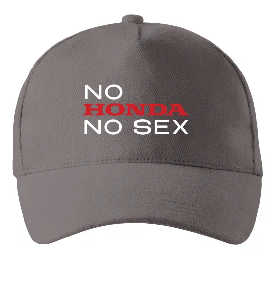 Кепка No Honda. No Серый фото