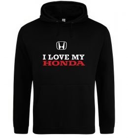 Мужская толстовка (худи) I love my Honda