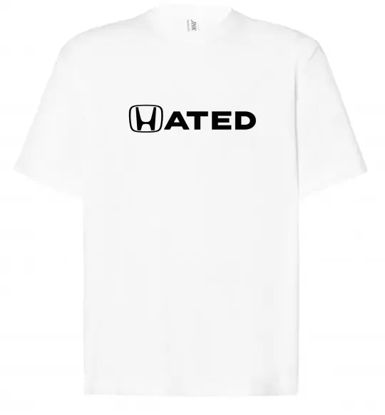 Футболка Оверсайз Hated Белый фото