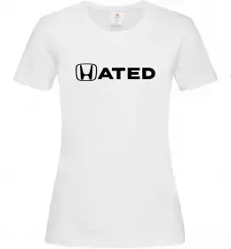 Женская футболка Hated Белый фото