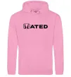 Мужская толстовка (худи) Hated Розовый фото