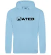 Мужская толстовка (худи) Hated Голубой фото