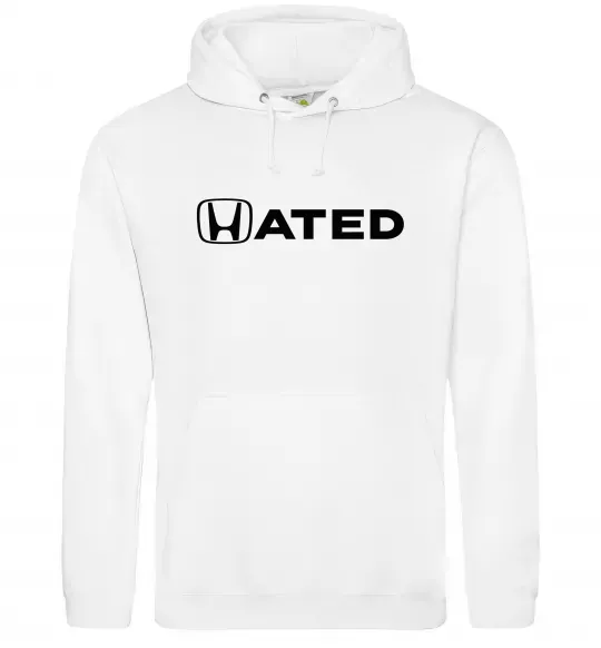 Женская толстовка (худи) Hated Белый фото