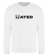 Світшот Hated Білий фото