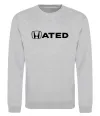 Світшот Hated Сірий меланж фото