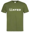 Чоловіча футболка Hated Оливковий фото