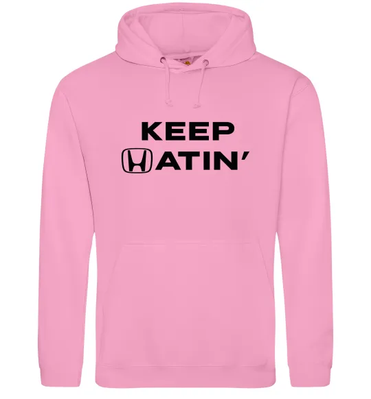 Чоловіча толстовка (худі) Keep Hatin` Рожевий фото