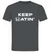 Чоловіча футболка Keep Hatin` Графіт фото