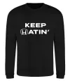 Свитшот Keep Hatin` Черный фото