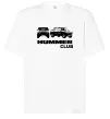 Футболка Оверсайз Hummer club Белый фото