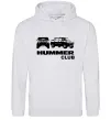 Мужская толстовка (худи) Hummer club Серый меланж фото
