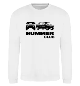Свитшот Hummer club Белый фото