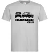 Чоловіча футболка Hummer club Сірий фото