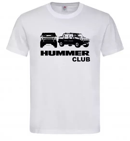 Чоловіча футболка Hummer club Білий фото