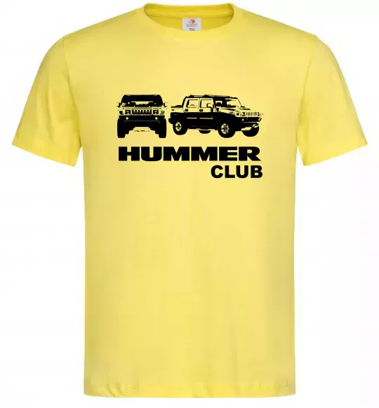 Чоловіча футболка Hummer club Лимонний фото