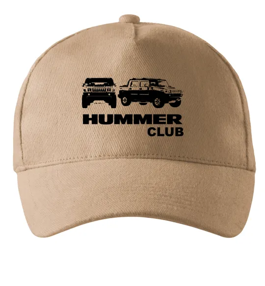 Кепка Hummer club Песочный фото