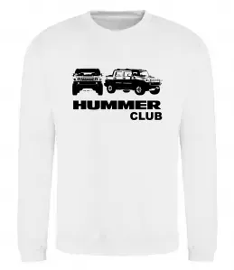 Свитшот Hummer club Белый фото