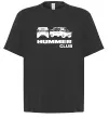 Футболка Оверсайз Hummer club Черный фото