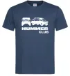 Чоловіча футболка Hummer club Темно-синій фото