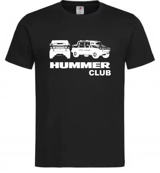 Чоловіча футболка Hummer club Чорний фото