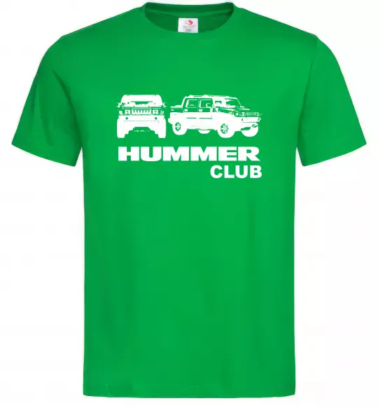 Чоловіча футболка Hummer club Зелений фото