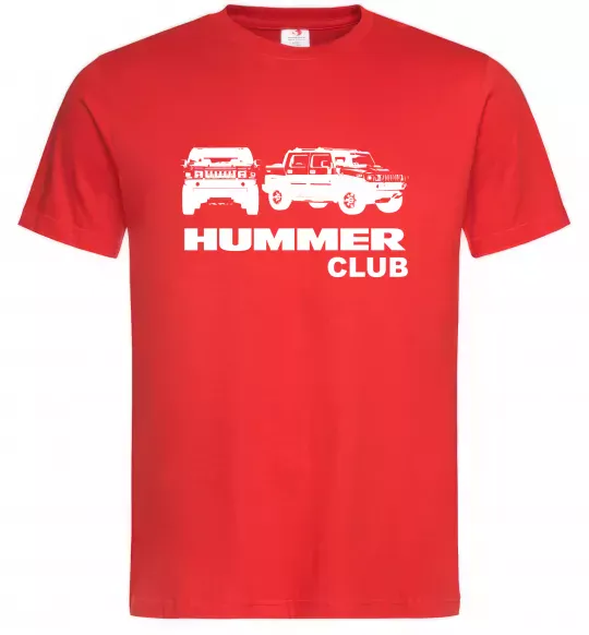 Чоловіча футболка Hummer club Червоний фото