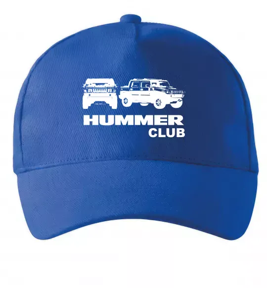 Кепка Hummer club Ярко-синий фото