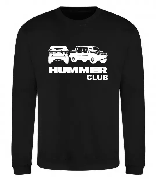 Свитшот Hummer club Черный фото