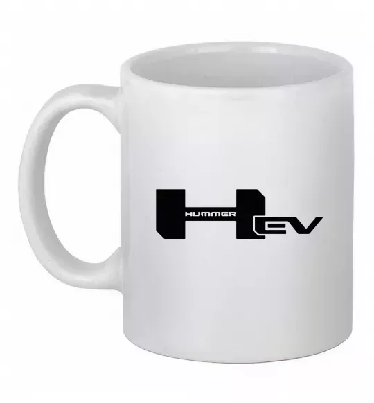 Чашка керамическая Hummer EV Белый фото