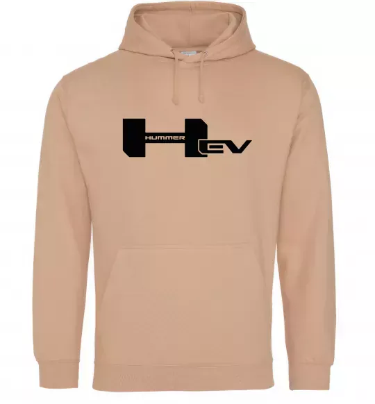 Чоловіча толстовка (худі) Hummer EV Пісочний фото