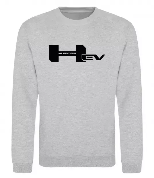 Світшот Hummer EV Сірий меланж фото