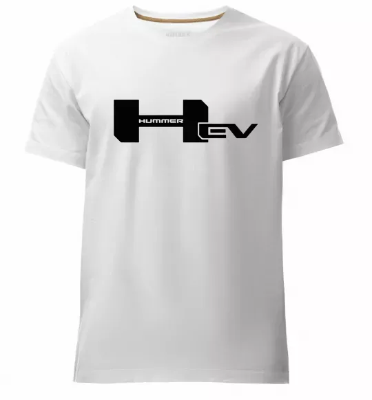 Чоловіча преміум футболка Hummer EV Білий фото
